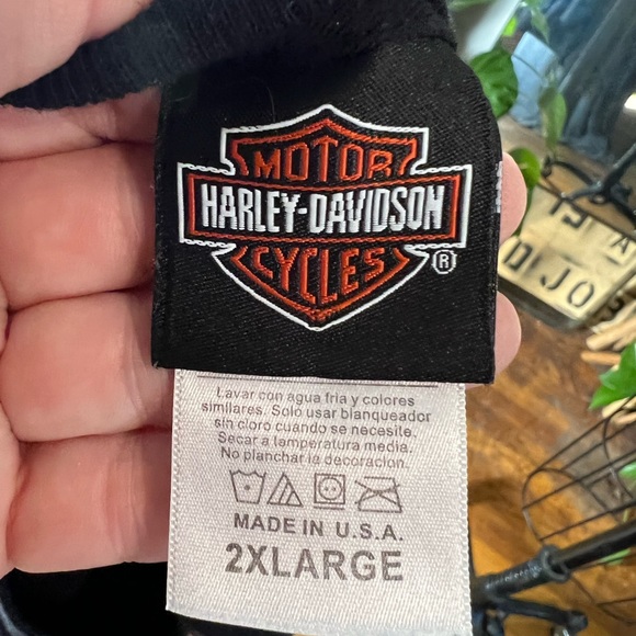 Harley Davidson California Top Rocker Canoga Hot Chick Skull T-Shirt Motorcycle - Picture 4 of 5